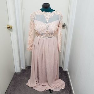 AX Paris Maxi Blush Dress Size 12